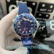 Omega Seamaster 300 Copy Watch -  Blue Dial Blue Rubber Strap (4)_th.jpg